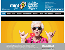 Tablet Screenshot of mintmedia.es